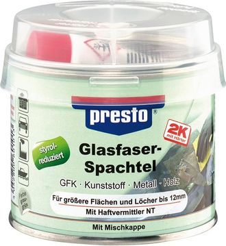 Presto Presto - 601013 Masilla De Base De Fibras De Vidrio 250 G (por 6)
