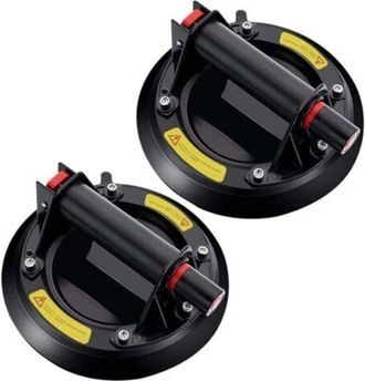 OEM Juego De 2 Ventosas Profesionales Para Vidrio, Ventosas De Vac&iacute;o Para Transportar Y Mover Vidrio, Azulejos, Cristales, Ventanales Y Muebles