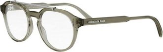 Dior Botanica O R1I Rond Montuur - Heren - Brillen - Beige - 51 MM - Accessoires