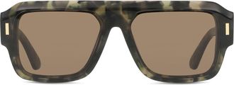 Calvin Klein CK24501S 341 Mens Sunglasses Tortoiseshell Size 56