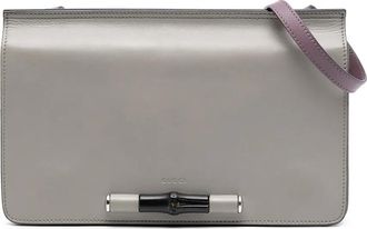 Gucci Borsa a spalla Lady in pelle e bamb&ugrave; 2016-2025 - Grigio
