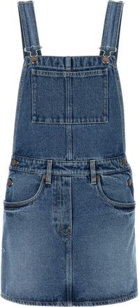 Prada Denim Overalls Jurk
