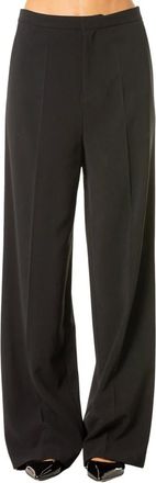 Isabelle Blanche Pantaloni a gamba dritta - - Trousers - Donna - Nero - L