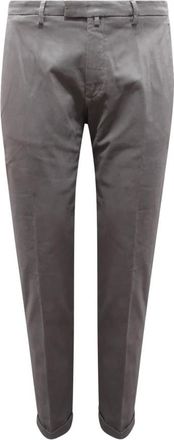 BRIGLIA 1949 Slim-fit broek - Heren - Slim Fit Broeken - Grijs - 2XL - Wol - Broeken