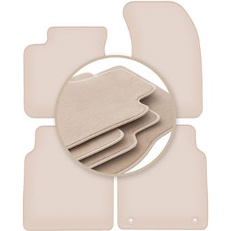 OEM Alfombrillas Beige Premium Para Audi A8 D4 Long 2010-2017