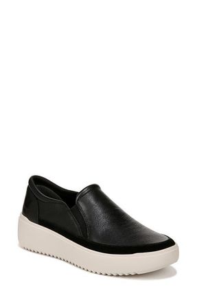 Vionic Kearny Platform Slip-On Sneaker in Black at Nordstrom, Size 6.5