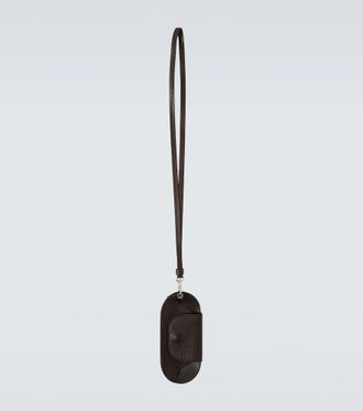 Christophe Lemaire Funda para gafas Bell de piel