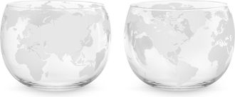 Final Touch Final Touch Revolve Globe Glass - Set of 2