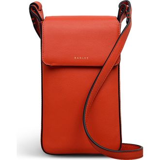 Radley London Westwell Lane Medium Phone Crossbody in Flame at Nordstrom