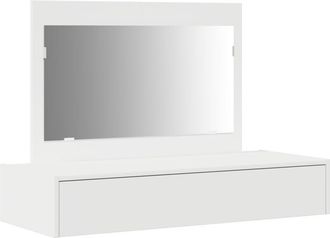 vidaXL Mesa de tocador Blanco 100 x 40 x 70 cm Madera contrachapada Vidaxl