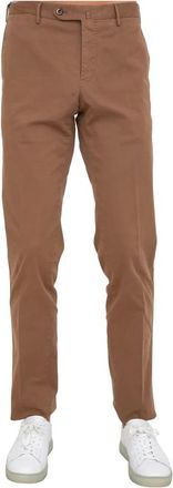 Pantaloni Torino Stijlvolle broek voor mannen - Heren - Chinos - Bruin - 4XL - Katoen - Broeken
