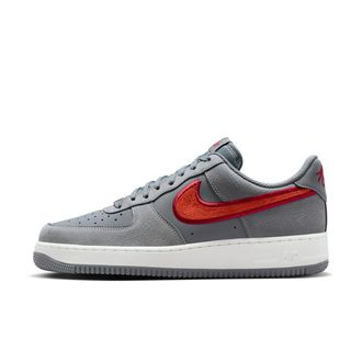 Nike Mens Air Force 1 07 LV8 Shoes in Grey | IB6842-001