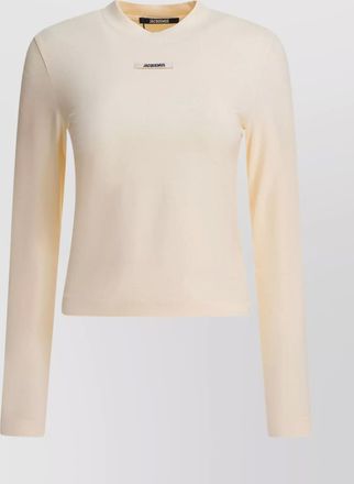 Jacquemus long sleeve mock neck tops