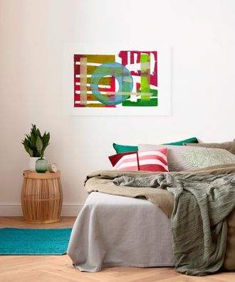 Komar Leinwandbild »Round About - Grösse 60 x 90 cm« Natur 1 Stk. tlg. Keilrahmenbild mi Echtholzrahmen