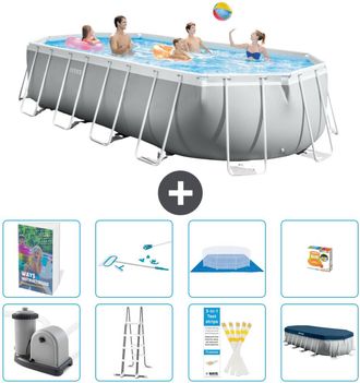 Intex Piscina Prism Frame Oval - 610x305x122 Cm - 9-piezas S647