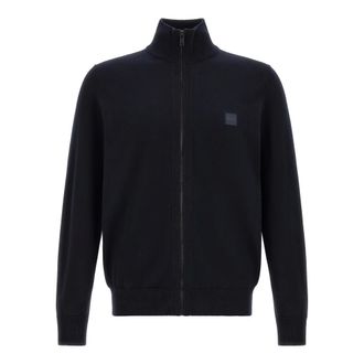 HUGO BOSS Truien & Vesten, Heren, Blauw, S, Katoen, Kanozip_S Vest