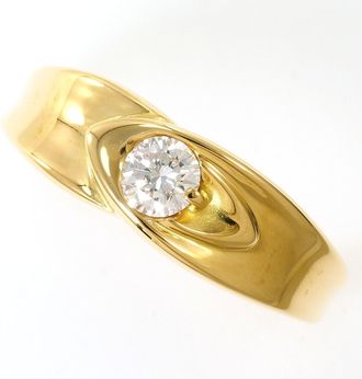 C&A Yellow Gold Yellow Gold (18K) Band Ring (Pre-Owned)