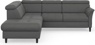 Sit&more Ecksofa »Marano L-Form« inklusive Kopfteilverstellung, wahlweise mit Bettfunktion, Bettkasten