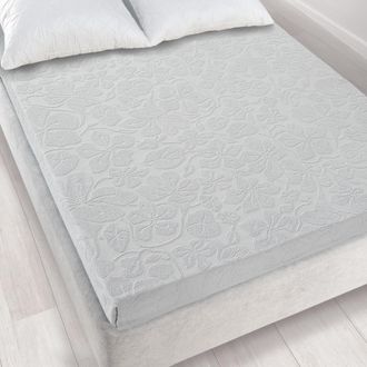 OEM S&aacute;bana Bajera De Felpa Tulipan 150x205 Zwoltex Gris Claro Gruesa