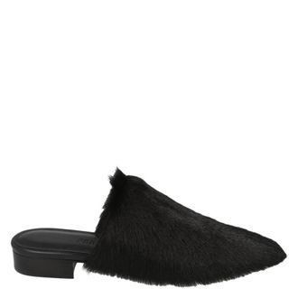 Ferragamo Selestina Fur Mules, Size 7 C