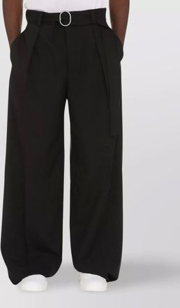Jil Sander wool pleated trousers