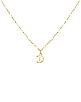 Italian Gold, Inc 14K Mother Of Pearl Moon Pendant