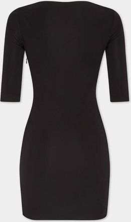 Dsquared2 Scoop-Neck Minidress Dress - Black