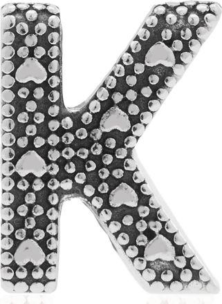 Pandora Letter K Silver Charm