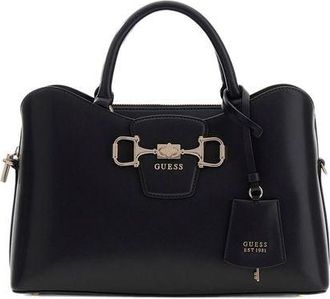 Guess Womens Satchel Black Polyurethane Satchel-bags
