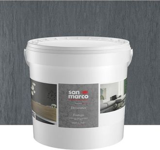 San Marco San Marco - Fontego argento 4 lt decorativo dalla texture morbida e vivace