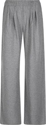 Pinko Ramona Pant - Dames - Wijde Broeken - Grijs - XS - Broeken
