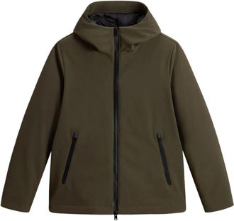 Woolrich Groene Gewatteerde Donsjas - Heren - Winterjassen - Groen - S - Jassen
