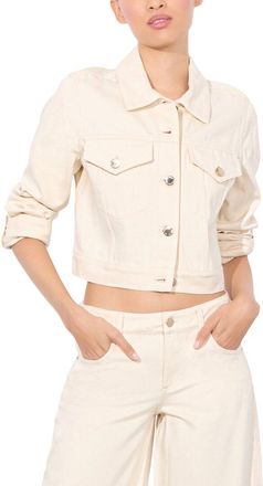 Alice & Olivia Alice + Olivia Relaxed Boxy Cropped Jacket