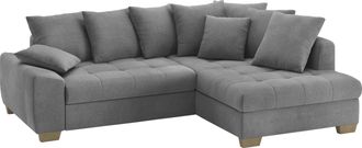 Mr. Couch Ecksofa »Nikita II, L-Form, bis 140kg pro Sitzplatz belastbar« mit Kaltschaumpolsterung, wahlweise mit Bett und Bettkasten