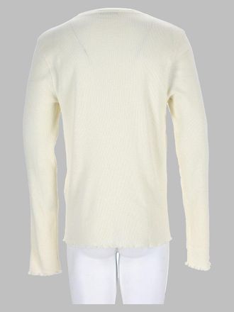 Our Legacy Ribbed Cotton-Blend Long-Sleeve T-Shirt - White