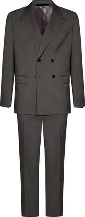 low brand Double-Breasted Pak - Heren - Business pakken - Grijs - XL - Wol - Kostuums