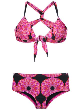 Amir Slama printed bikini set - Rosa