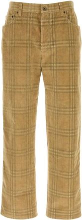 Burberry Embroidered Corduroy Pant