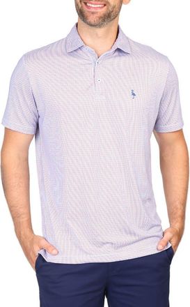 Tailorbyrd Dashes Performance Polo in Coral at Nordstrom Rack, Size Medium