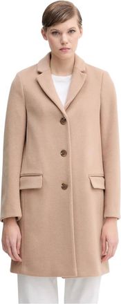 Benetton Abrigo de Lana - Coats - Mujer - Beige - XL