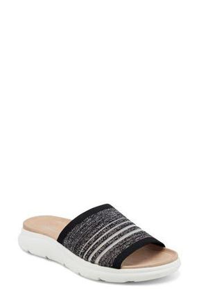 Easy Spirit Alison Slide Sandal in Black at Nordstrom Rack, Size 12