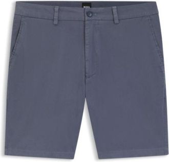BOSS Modern-fit shorts in stretch-cotton twill