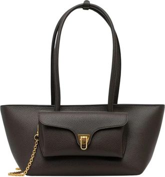 Coccinelle Shopper Tote - Dames - Shoppers - Zwart - ONE Size - Leer - Tassen