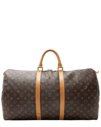 Louis Vuitton Vintage Monogram Canvas Keepall 55 Duffle (Authentic Pre-Loved)
