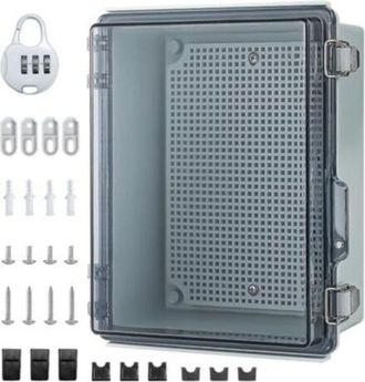 OEM Caja El&eacute;ctrica Exterior Impermeable, Caja Impermeable Ip65, Caja De Conexiones De Abs, Caja El&eacute;ctrica Exterior Impermeable Con Accesorios De Montaje E