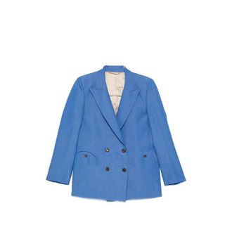 Blaz&eacute; Milano Double-breasted Pocket Blazer