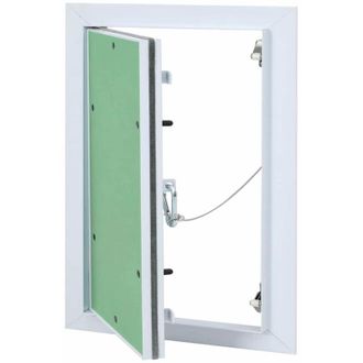 vidaXL Panel De Acceso Blanco 25 X 35 Cm Aluminio Y Pladur Vidaxl