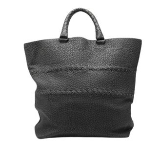 Bottega Veneta Bolso Tote Pre-owned con Adorno Tejido - Pre-owned - Mujer - Gris - ONE SIZE