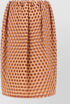 Dries Van Noten saronga bis skirt knee length pleated