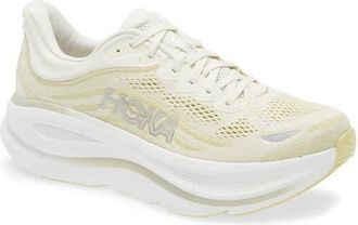 Hoka One One Bondi 9 Running Shoe in Truffle Salt /Cardamom at Nordstrom, Size 10.5
